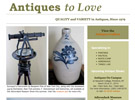 Antiques to Love home page